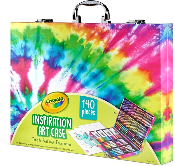 Crayola Inspiration Art Case Coloring Set - Tie-Dye (140ct), Art Set For - Image 6