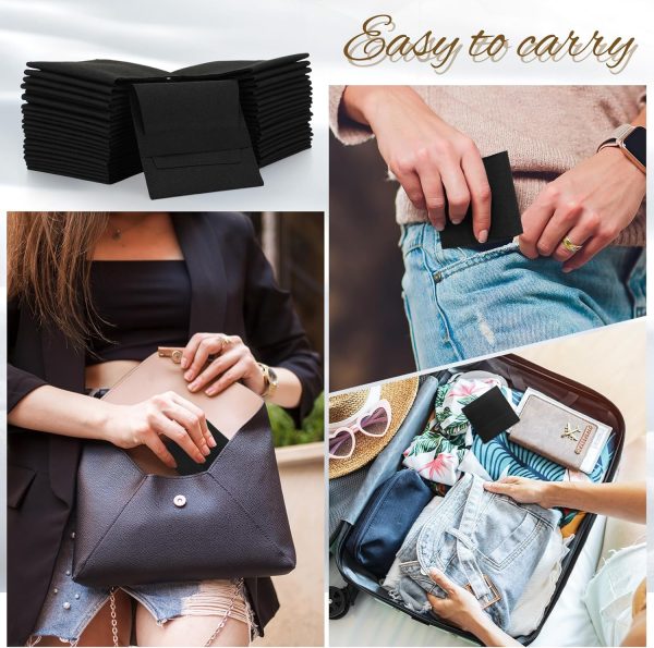 Cunno 120pcs Microfiber Jewelry Pouch Packaging Bag Luxury Gift Fixed Strap - Image 7