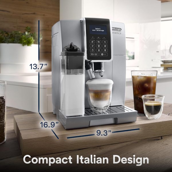 De'Longhi Dinamica LatteCrema Espresso Machine with Automatic Milk Frother - Image 6