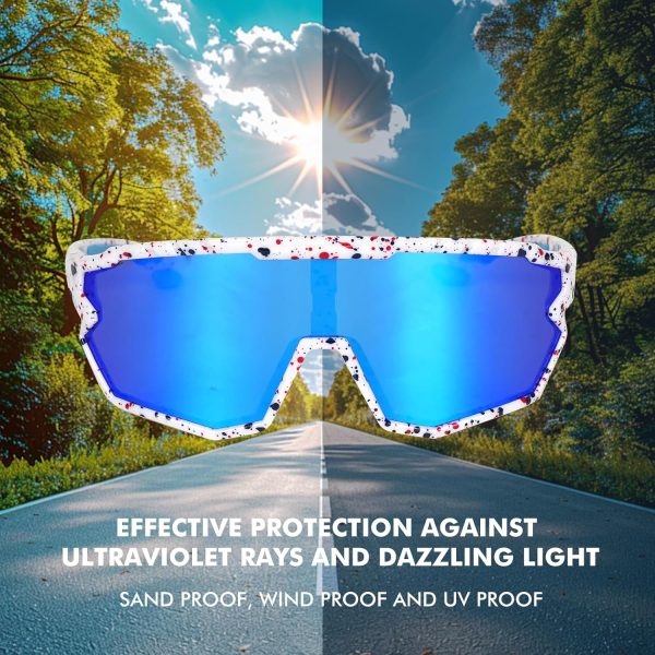 Polarized Sunglasses Cycling Glasses for Adult and Youth Men Women - Image 2