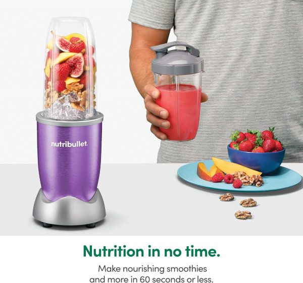 NutriBullet NB9-1301PUR Pro 13 Pcs Passion Purple, 900W, Violet - Image 6
