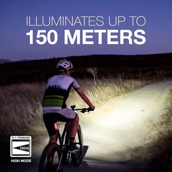 Energizer X400 Rechargeable Bike Light, IPX4 Water Resistant, Compact and - Image 5