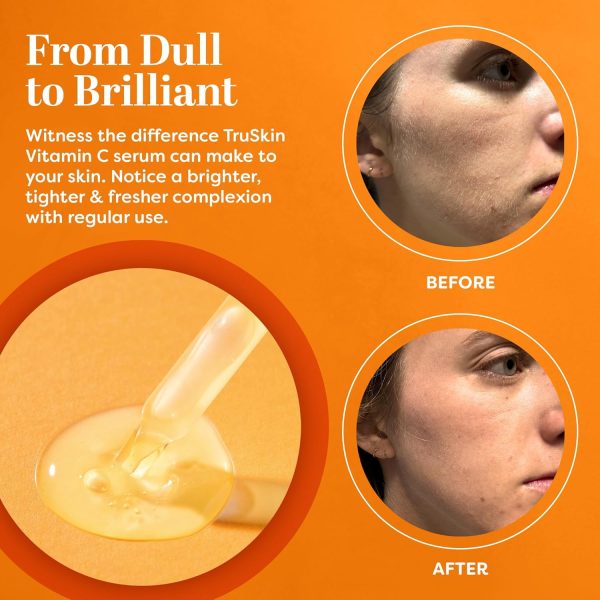 TruSkin Vitamin C Serum – Anti Aging Facial Serum with Vitamin C, - Image 4