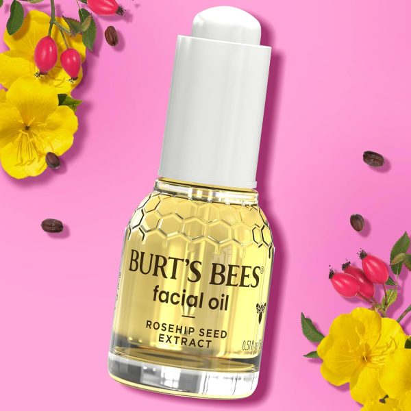 Burt's Bees Stocking Stuffers, Gua Sha Face Oil With Rosehip Seed Extract, - Image 9