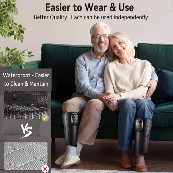 FIT KING Upgraded Cordless Calf Massager for Circulation, Rechargeable Leg - Image 6