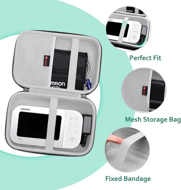 XANAD Hard Case for OMRON Platinum BP5450 Blood Pressure Monitor(Inside: - Image 2