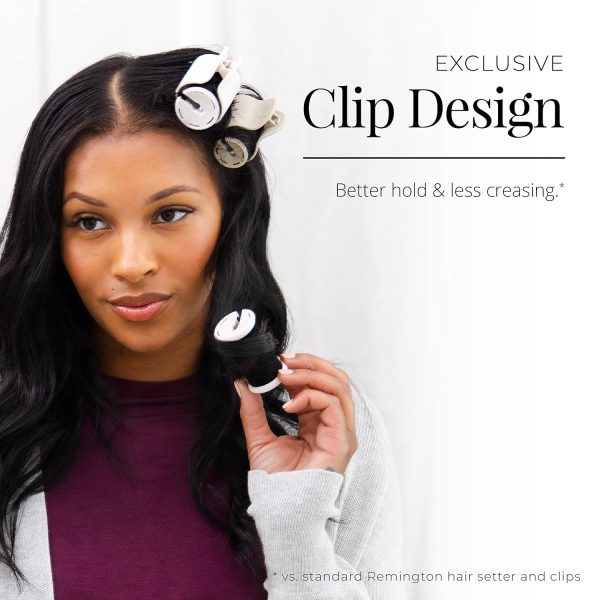 Remington Shine Therapy Argan Oil & Keratin Treated Hot Rollers Set, - Image 3