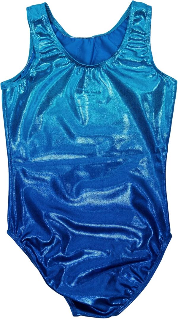Destira Gymnastics Leotards for Girls - Premium Hologram Fabric w/Dazzling - Image 2