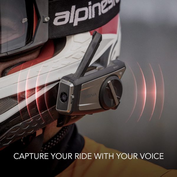 Sena 50C Motorcycle Communication & 4K Camera System with Sound by Harman - Image 5