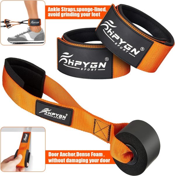 Resistance Bands, Heavy Exercise Bands with Handles, Fitness Bands for - Image 9