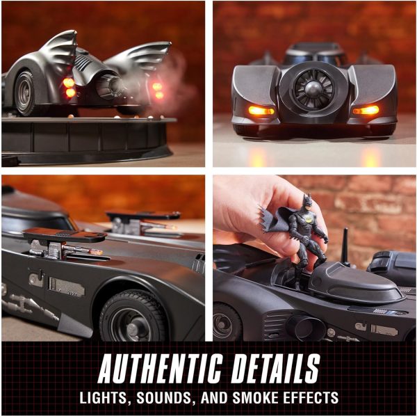 DC Comics, Official 1989 Batmobile RC, Exclusive Batman Figure, Limited - Image 3