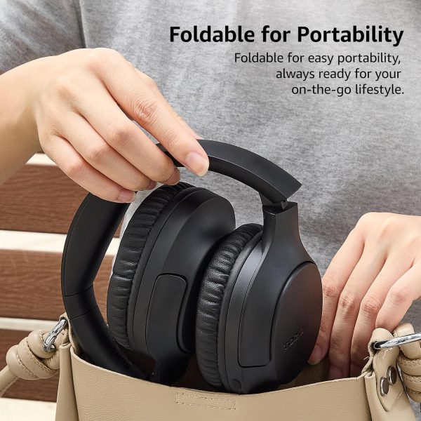 TOZO Bluetooth 5.4 Over Ear Headphones, ENC Call Noise Cancelling Mic, - Image 6
