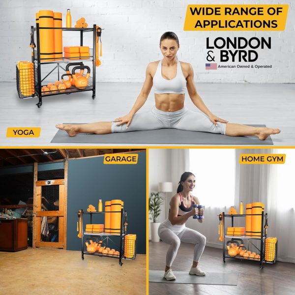 London & Byrd - Assemble in Minutes - Home Gym Storage Rack. Steel - Image 8