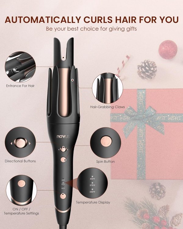 Anti-Scald Automatic Curling Iron, Rotating Curling Iron, Ceramic Curling - Image 7