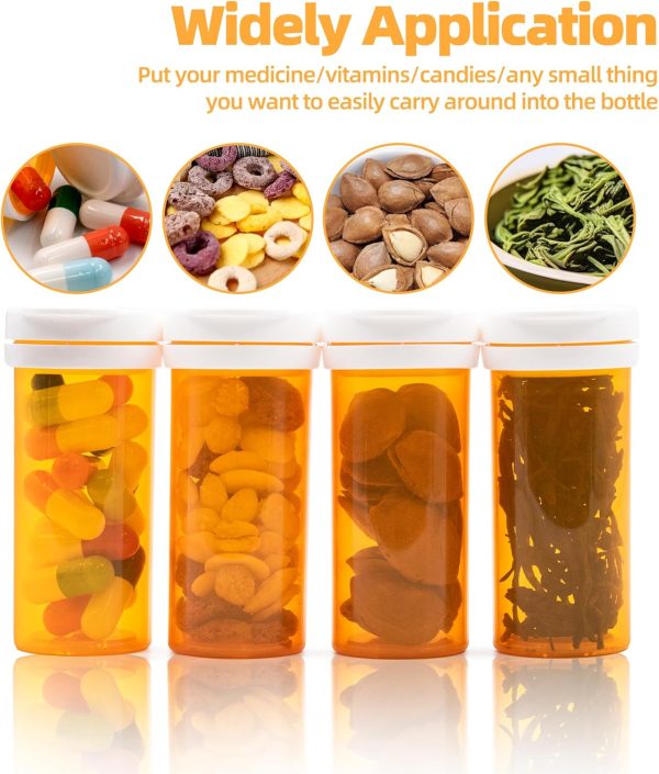 Wisesorb Desiccant Cap Pill Bottle, 30ml 20pcs Medicine Bottle, Pill - Image 5