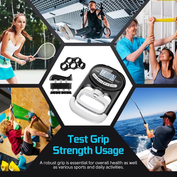 Hand Dynamometer Grip Strength Trainer - Grip Strength Tester Electronic - Image 7