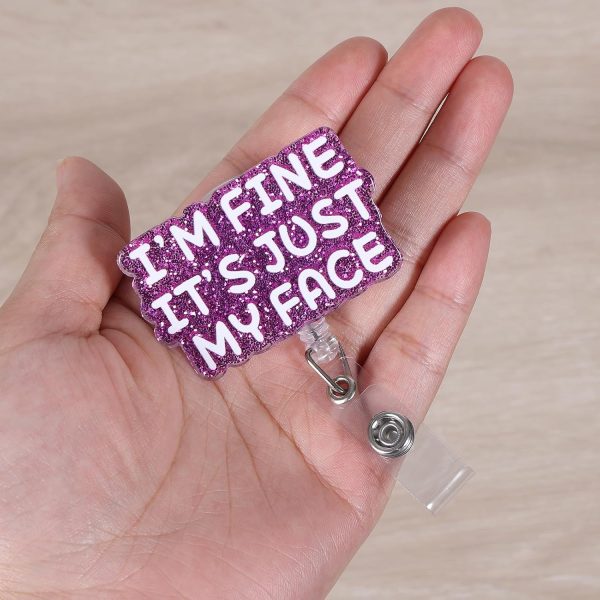 Nurse Badge Reel, Retractable Funny Badge Reel, RN Nurse Nursing Badge - Image 2