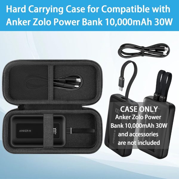 khanka Hard Travel Case Replacement for Anker Zolo Power Bank, 10,000mAh - Image 3