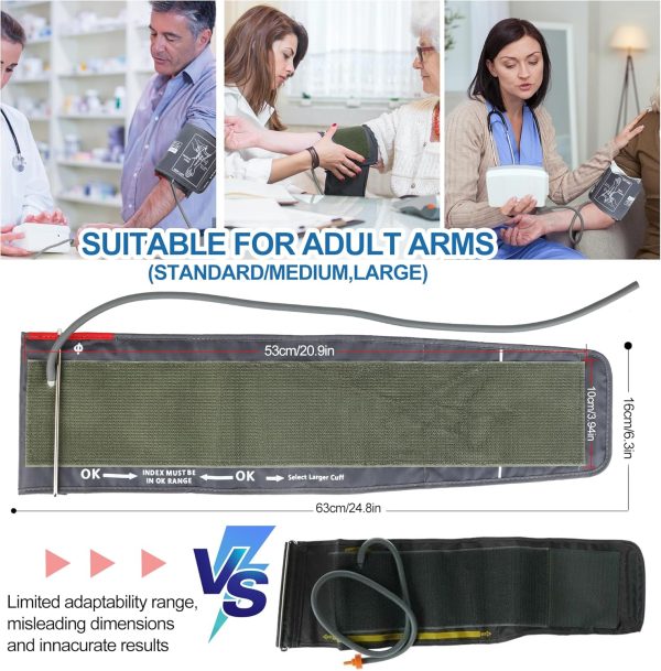 9"-17" Blood Pressure Cuff Arm, Wide-Range Standard/Medium to Large - Image 5