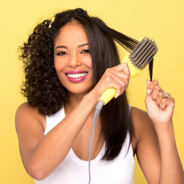 Drybar The Brush Crush Heated Straightening Brush | One Step Hair - Image 2