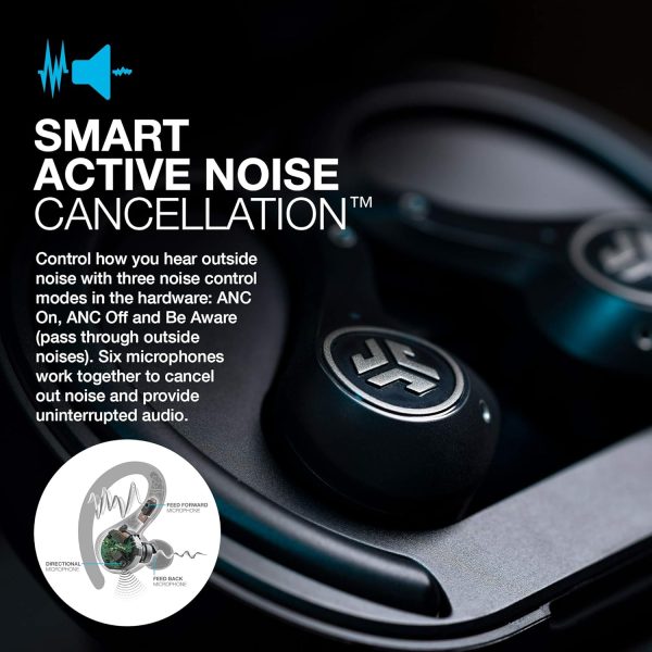 JLab Epic Air Sport ANC True Wireless Bluetooth 5 Earbuds, Headphones for - Image 3