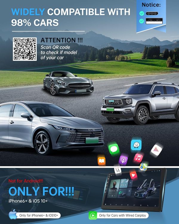 Wireless CarPlay Adapter for Apple iPhone (2024 Upgraded) - Multi-User - Image 7