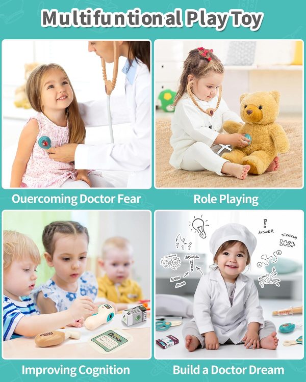 Doctor Kit for Kids, Pretend Medical Station Set for Boys & Girls,Pretend - Image 2