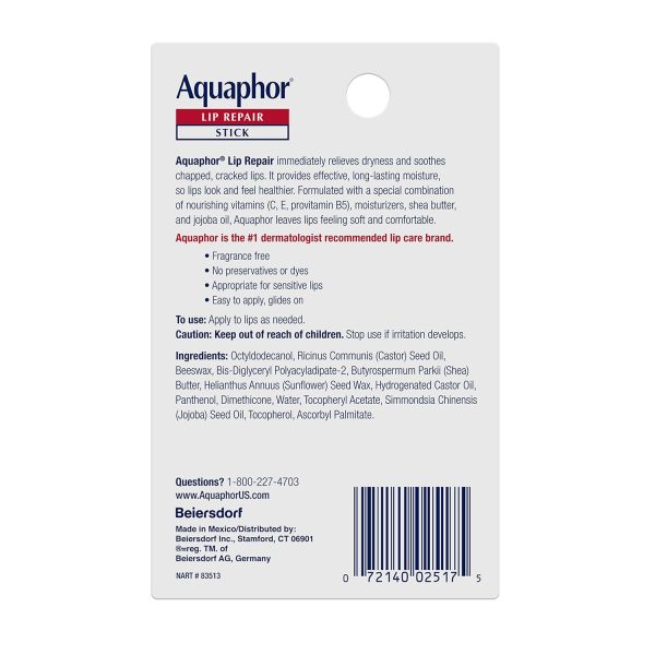 Aquaphor Lip Repair Stick, Lip Protectant, Moisturizing Lip Balm Multipack, - Image 11