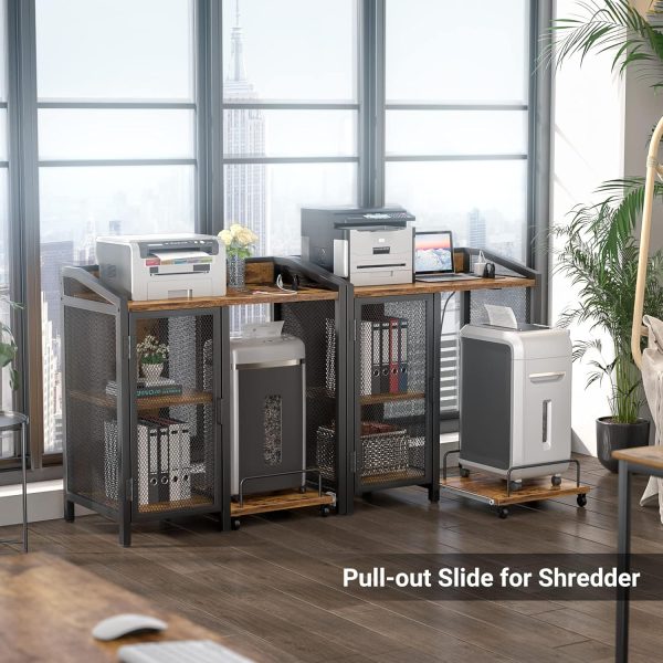 Unikito 3-Tier Lateral Office Filing Cabinets with Socket and USB Charging - Image 6