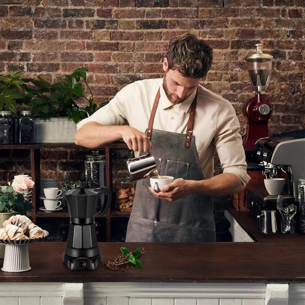 SHANGSKY Coffee Pot Electric Coffe Maker 6 Cup, Espresso Coffee Maker - Image 6