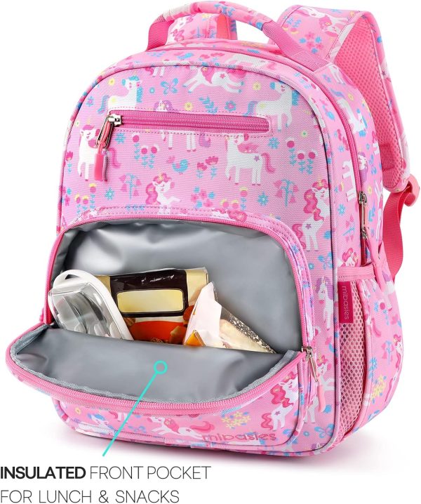 mibasies Girls Backpack for Elementary School, Backpack for Girls 5-8, - Image 3