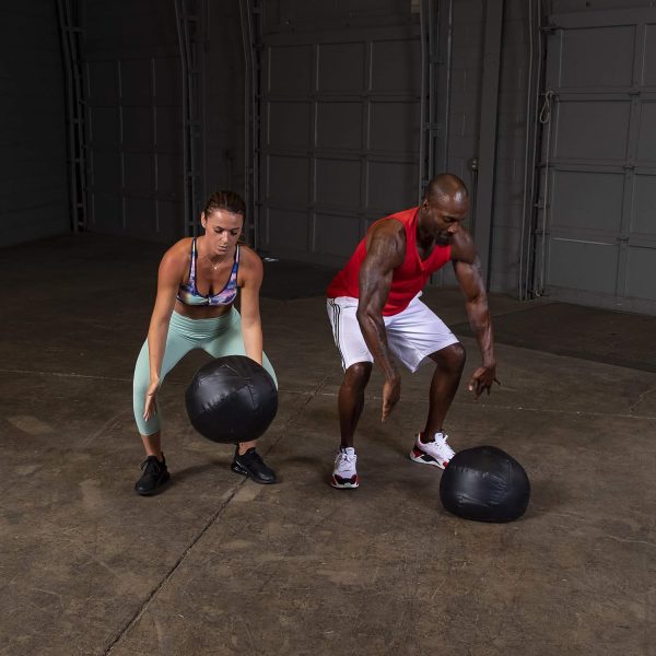 Body-Solid Tools Dynamax Premium Soft Medicine Ball – Non Bouncing Wall - Image 6