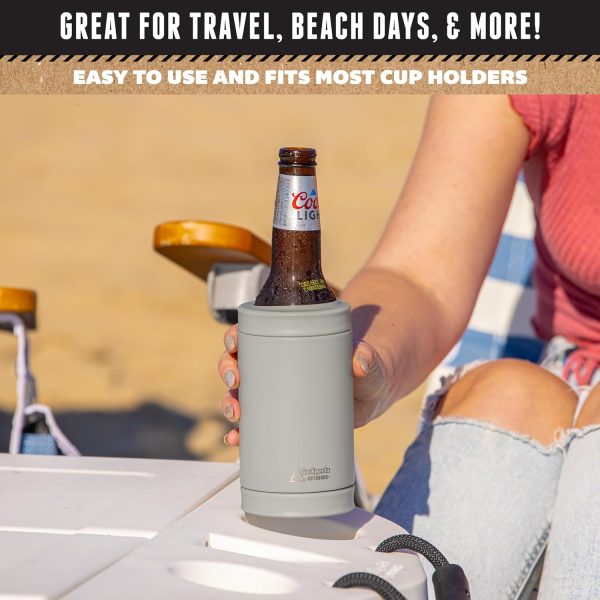 DUALIE 3 in 1 Insulated Can Cooler - Universal Size for 12 oz Cans, Slim - Image 6