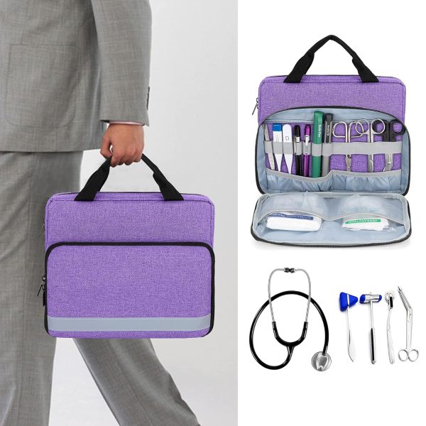 Trunab Utility Nurse Case Padded Stethoscope Case, Hold Two Stethoscopes/BP - Image 8