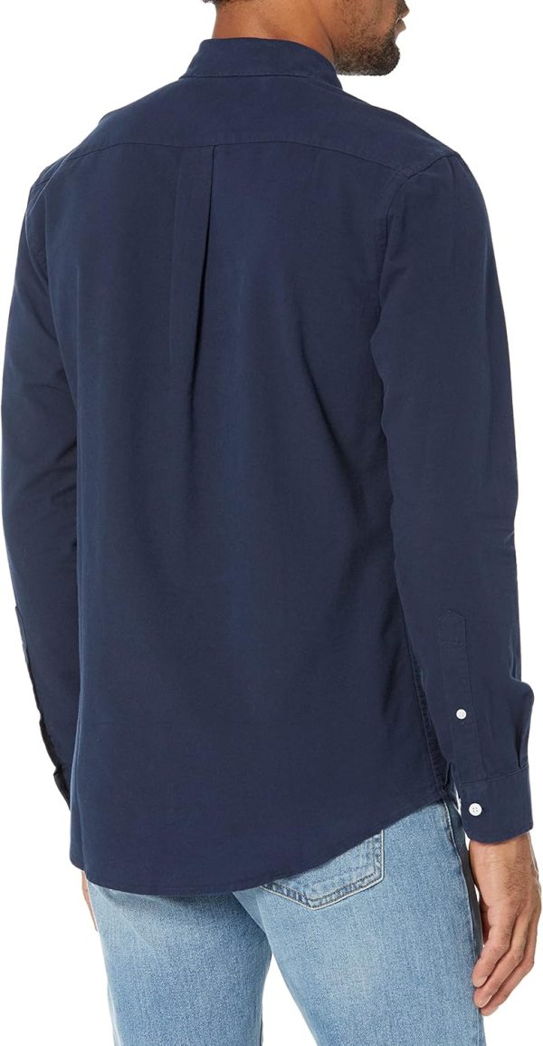 Amazon Essentials Men's Slim-Fit Long-Sleeve Pocket Oxford Shirt - Image 3