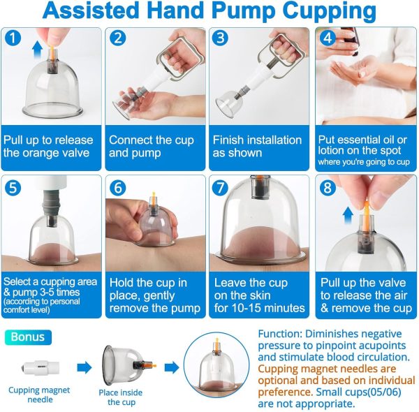 Cupping Kit, Cupping Therapy Sets Massage Back, Pain Relief, Physical - Image 5