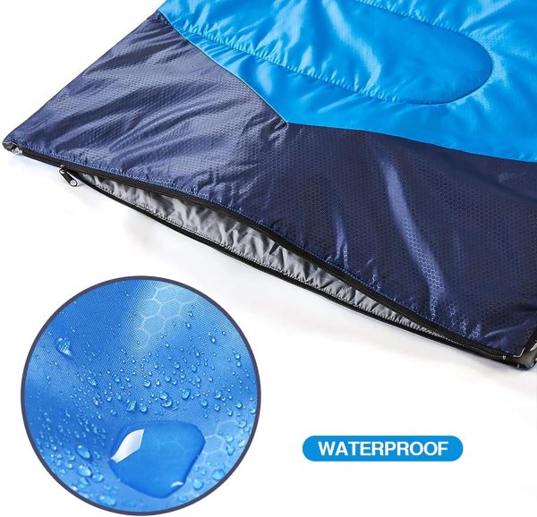 oaskys Camping Sleeping Bag - 3 Season Warm & Cool Weather - Summer Spring - Image 7