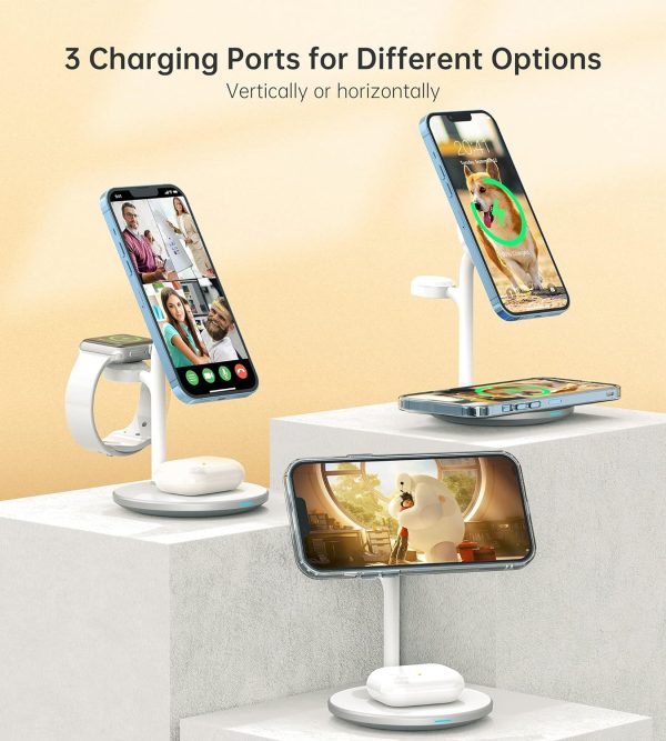 3 in 1 Wireless Charging Station for Apple Devices, Standard 15W Fast - Image 4