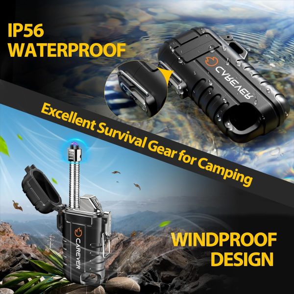 Electric Lighters Waterproof Gifts for Men: 360 Flexible USB Plasma Arc - Image 5