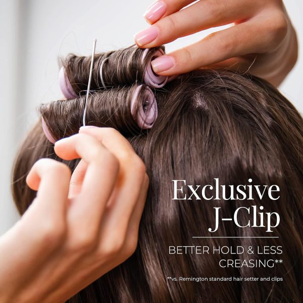 Remington Compact Ceramic Dual Voltage Hot Rollers for Long and Short Hair, - Image 6