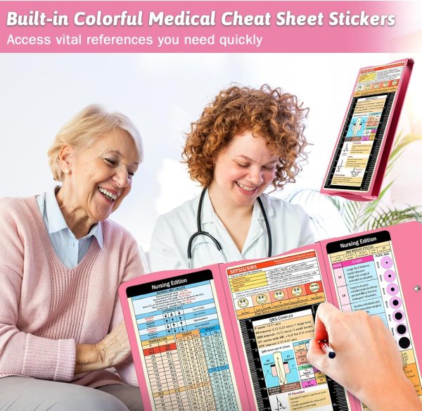 Nursing Clipboard Foldable Clipboard Medical: Nursing Edition Cheat Sheets - Image 3
