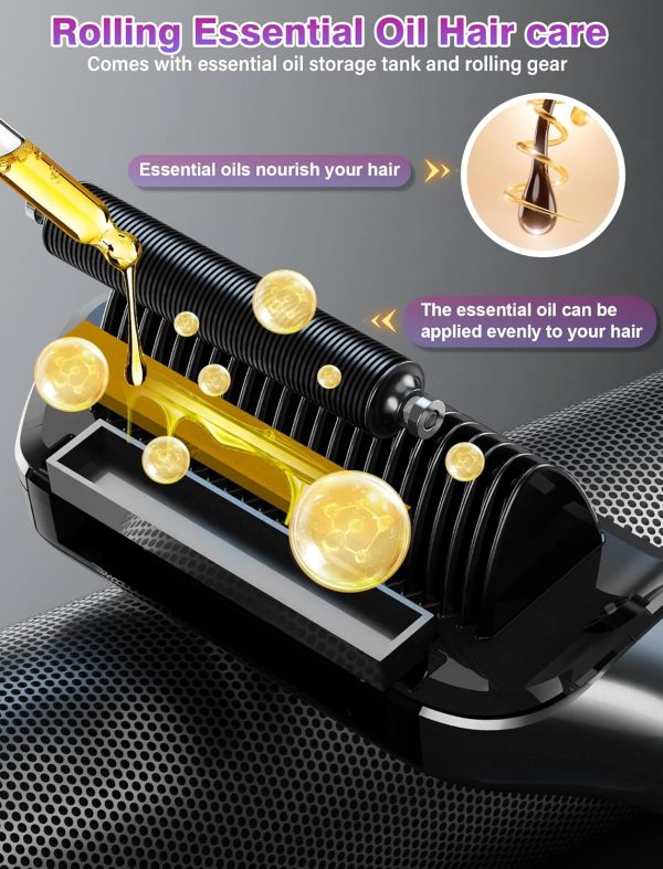 Hair Straightener Brush with Negative Ion,3 IN1 Hair Straightening Brush - Image 2