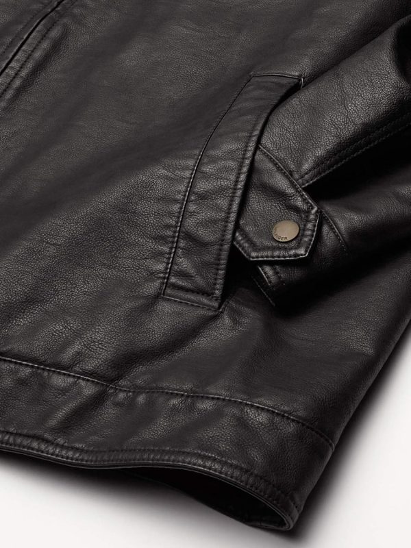 Tommy Hilfiger Men's Classic Faux Leather Jacket - Image 3