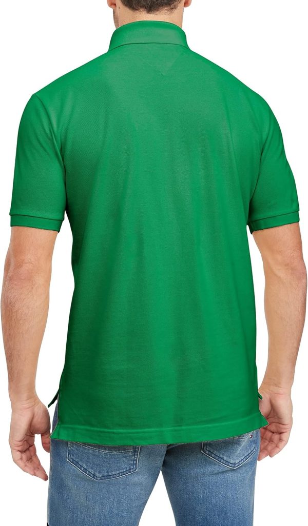 Tommy Hilfiger Men's Short Sleeve Cotton Pique Polo Shirt in Regular Fit - Image 2