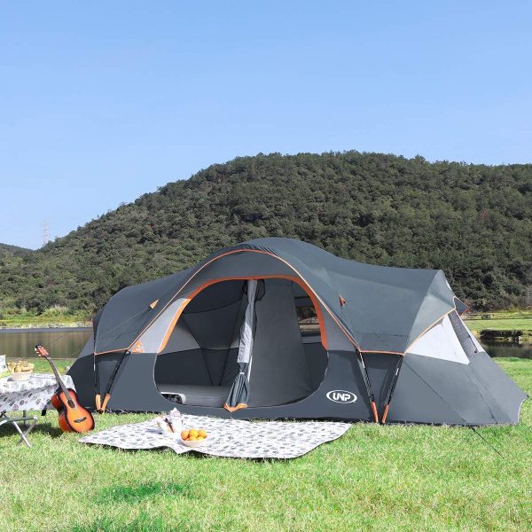 UNP Camping Tent 10-Person-Family Tents, Parties, Music Festival Tent, Big, - Image 6