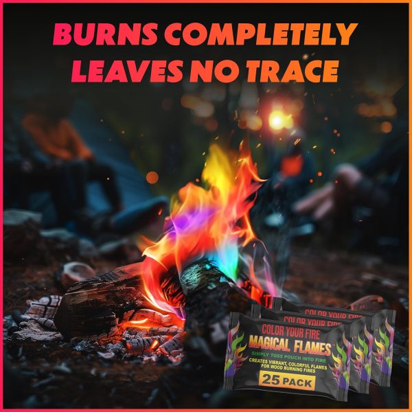 Magical Flames Fire Color Changing Packets for Fire Pit & Fireplace - 25 - Image 4