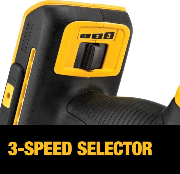 DEWALT 20V MAX XR Oscillating Tool Kit, 3 Speed, With Blades, Battery and - Image 4