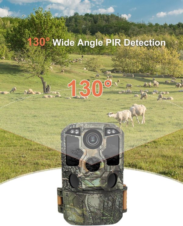 KJK Trail Camera WiFi 8K 84MP with 64GB Memory Card, Game Camera with Night - Image 7