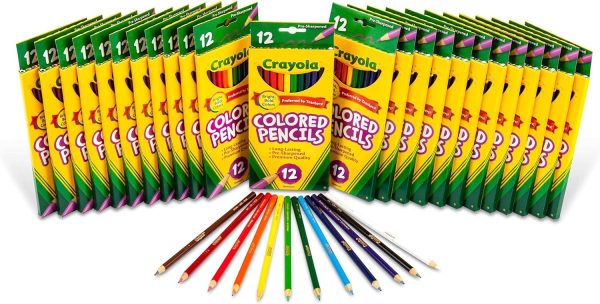 Crayola Bulk Colored Pencils for Kids (24pk), Back to School Supplies For - Image 3