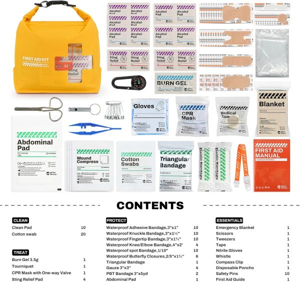 RHINO RESCUE Waterproof First Aid Kit, Lightweight Boat Dry Bag, Emergency - Image 2